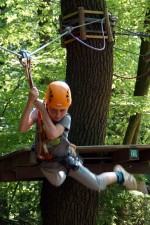 Klettern im Kletterpark Hilmteich